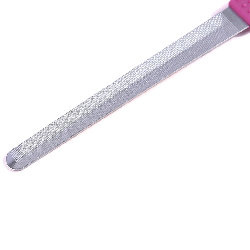 2 шт. упак. пилки для ногтей из нержавеющей стали двухсторонняя пилка полировка