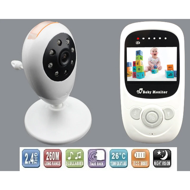 Цифровой беспроводной радионяня камера с ЖК экраном 2 4 дюйма 10 компл./лот