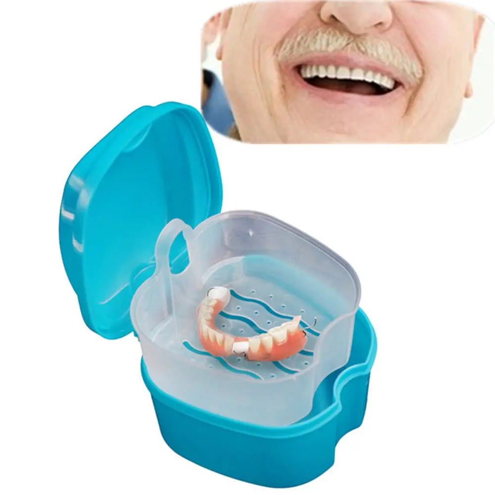 Пластиковый Органайзер для хранения протеза чехол ванной стоматологическая