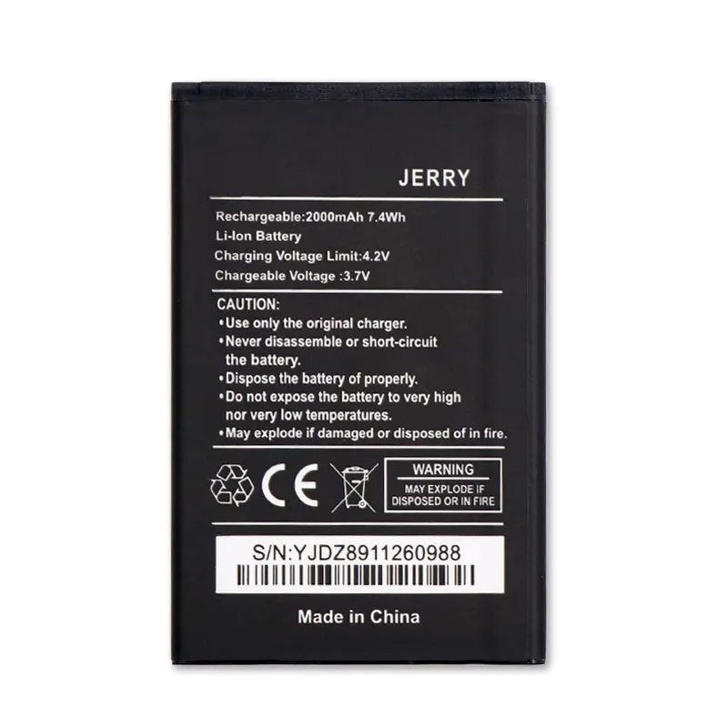 Аккумулятор DyGod для Wiko Jerry батарея 2000 мАч телефона | Мобильные телефоны и
