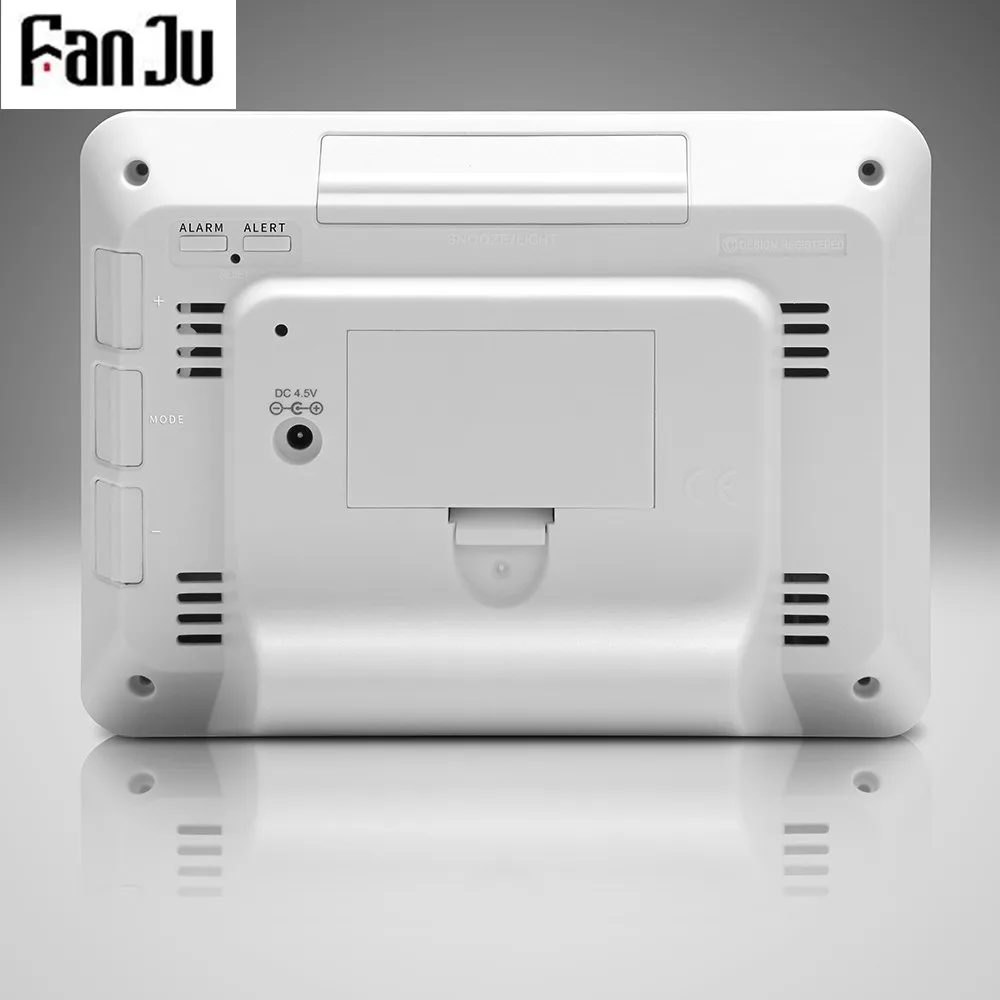 FanJu fj3365 Метеостанция Многофункциональные цифровые часы Температура Влажность