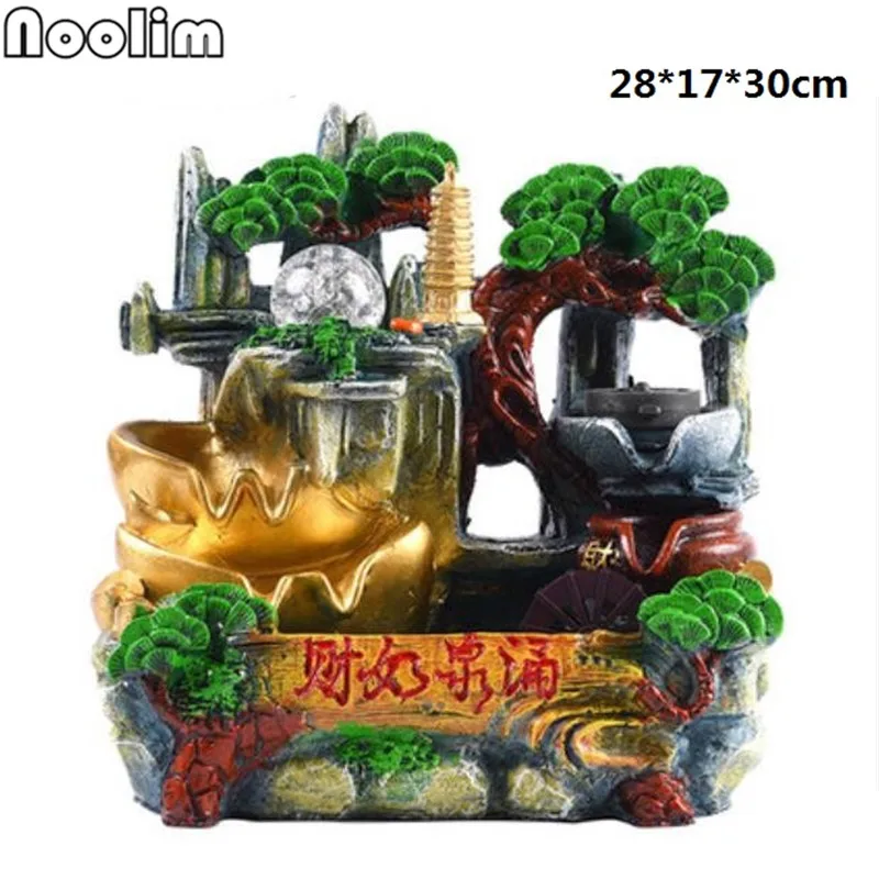 Креативный Настольный аквариум для рыбы Rockery водные украшения фонтана подарки