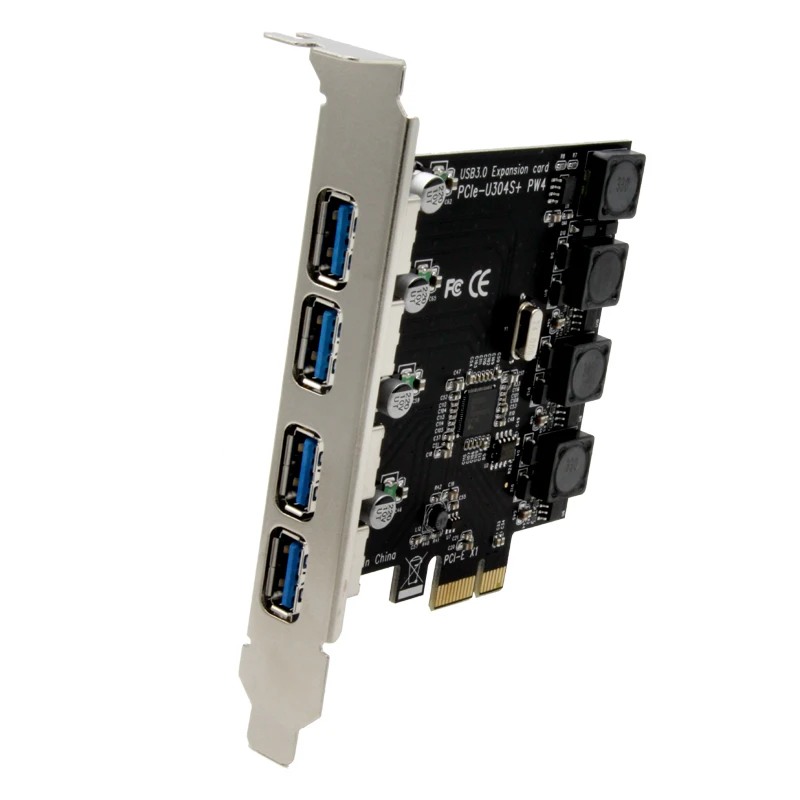 10 шт. 4 порта PCI E к USB 3 0 Расширительная карта|Платы расширения| |