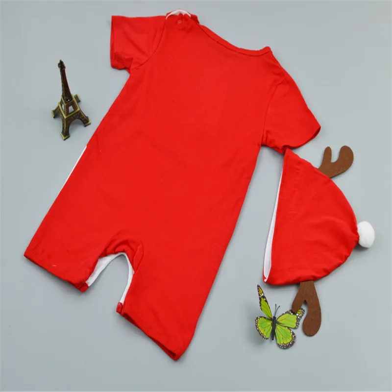 Новый стиль снеговика рождественские комбинезоны для новорожденных мягкая