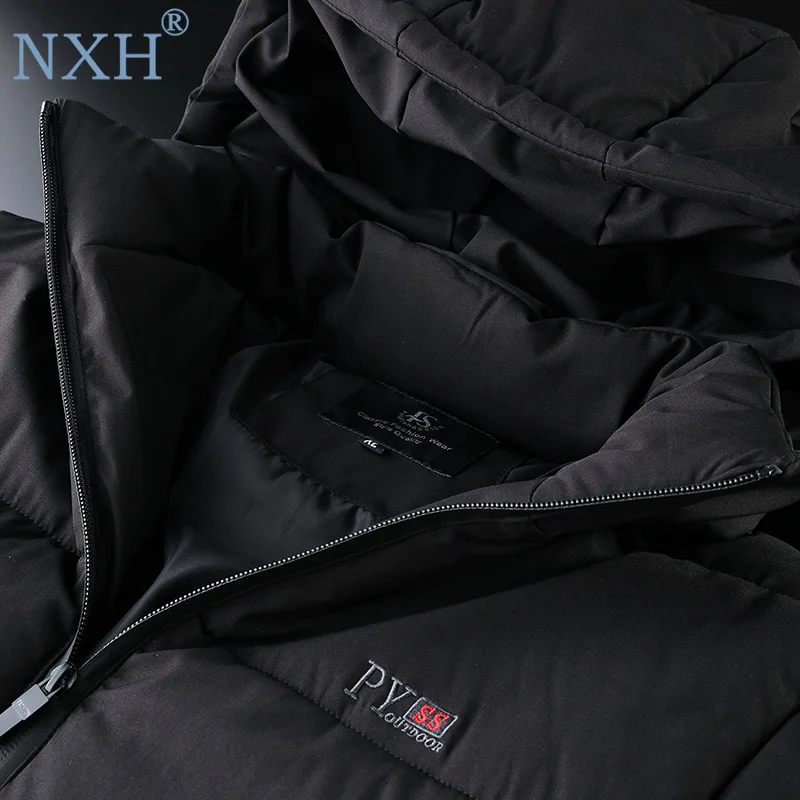 Зимние парки размера плюс 6XL 7XL 8XL мужская куртка толстая теплое пальто ветровка с