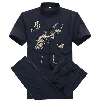 Традиционная китайская одежда для мужчин брюки мужской костюм танга