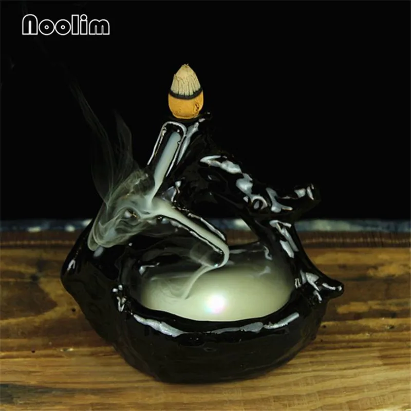 Керамическая горелка для благовоний Zen с изменяющимся цветом светодиодный
