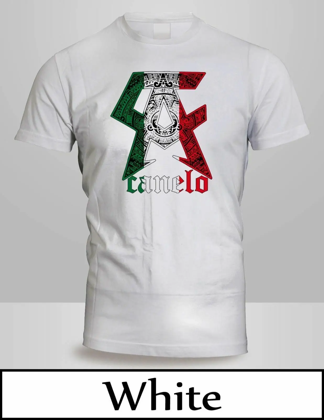 2019 модные Канело Футболка мужская черно-белый флаг Мексики сауль Альварес одежда