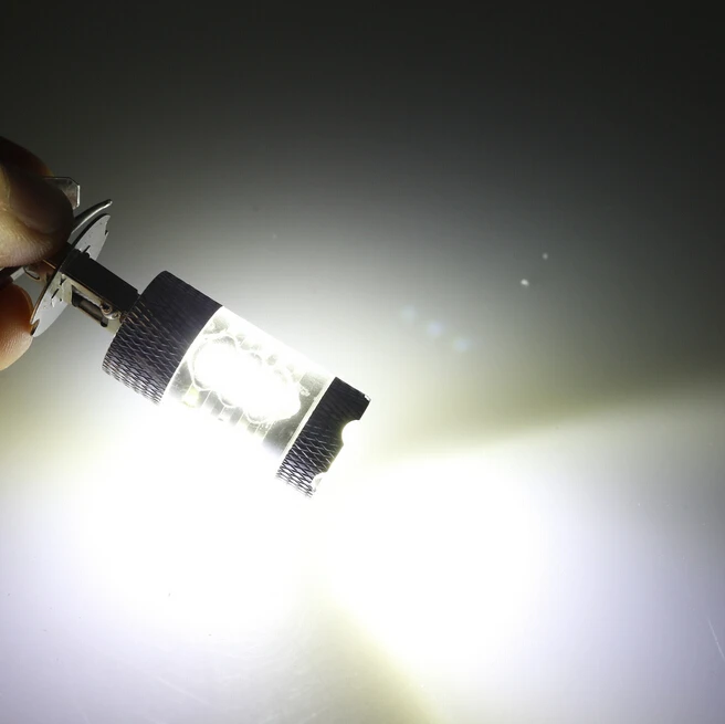 Супер яркие светодиодные чипы CREE 2 шт./лот H3 80 Вт белые Противотуманные фары DRL для