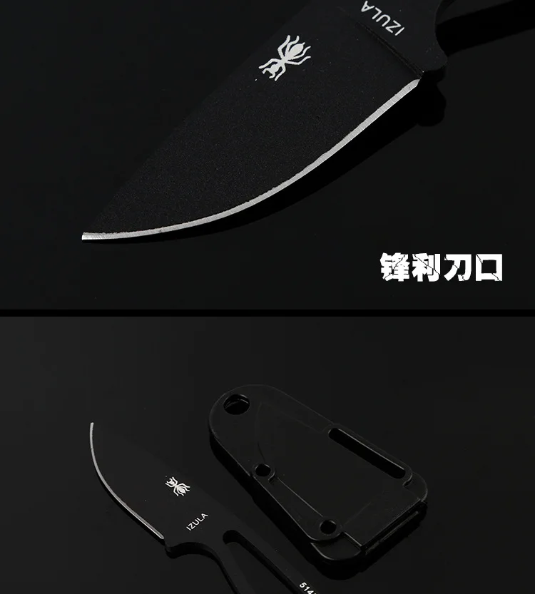 CS Cold Ant IZULA нож с фиксированным лезвием Прямые ножи охотничьи выживания карманные ножи+ ABS оболочка поход Edc инструменты