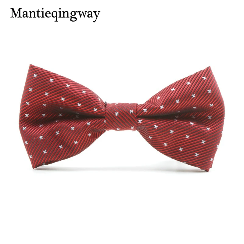 Mantieqingway/Детский Рождественский галстук бабочка из полиэстера с мультяшным
