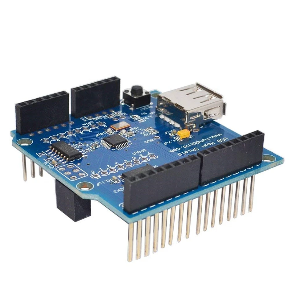 USB хост щит для Arduino UNO MEGA 2560 Поддержка Google Android ADK usb-хаб | Электронные компоненты и