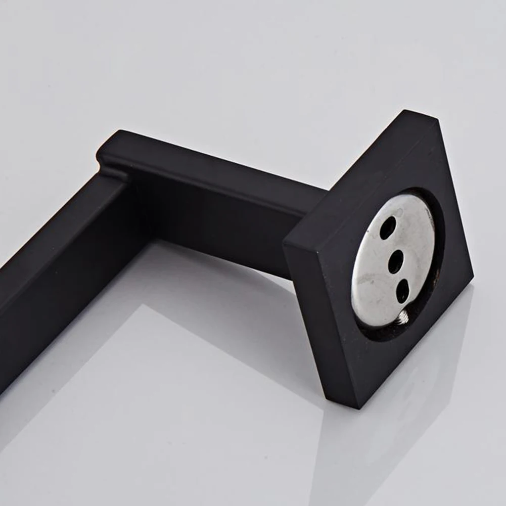 Tissure Shelf Rack Toilet Roll Paper Holder Black Stainless Steel Kitchen Wall Mounted Bathroom Household Towel Bracket Retro |