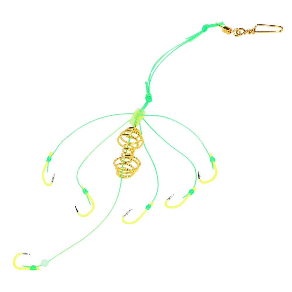 4 шт. рыболовные крючки с держателем для фидера|Рыболовные крючки| |