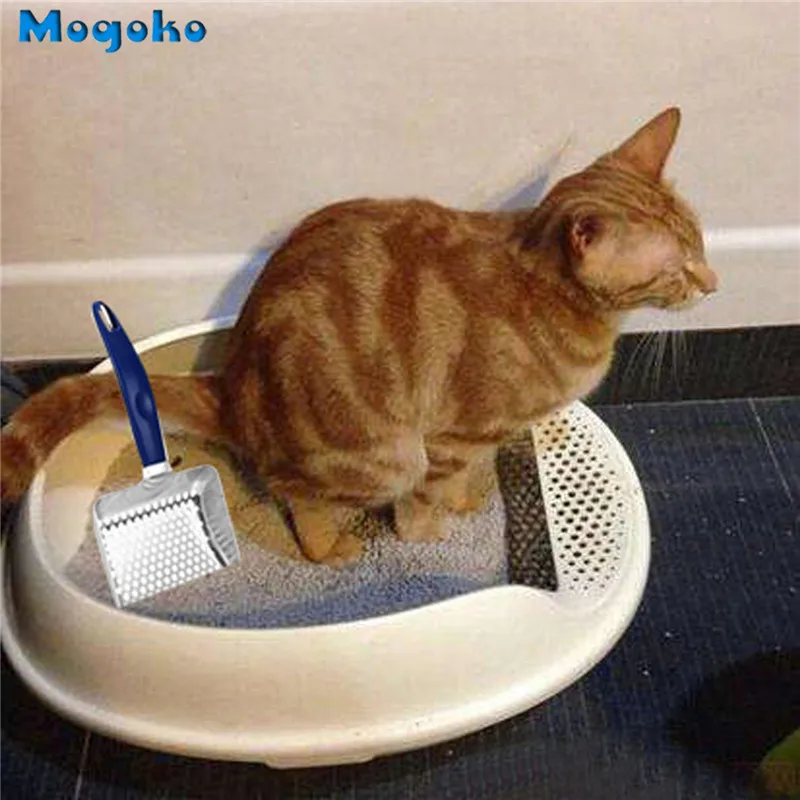 Mogoko 1 шт. металлический полезный кошачий наполнитель лопатка для песка дерьма