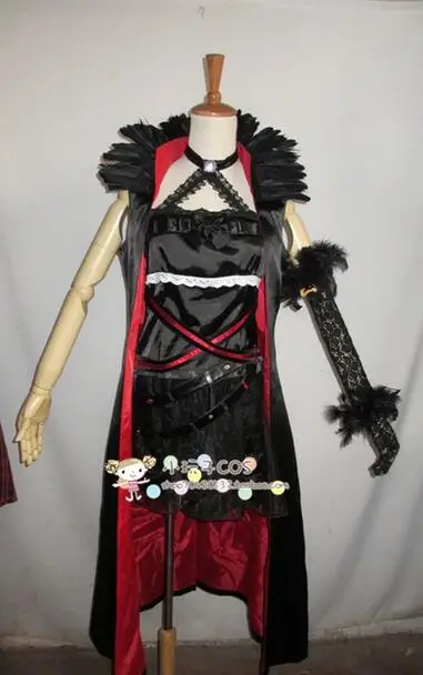 Модель 2017 года косплей-костюм с молнией возвращается финальная фантазия 13-го