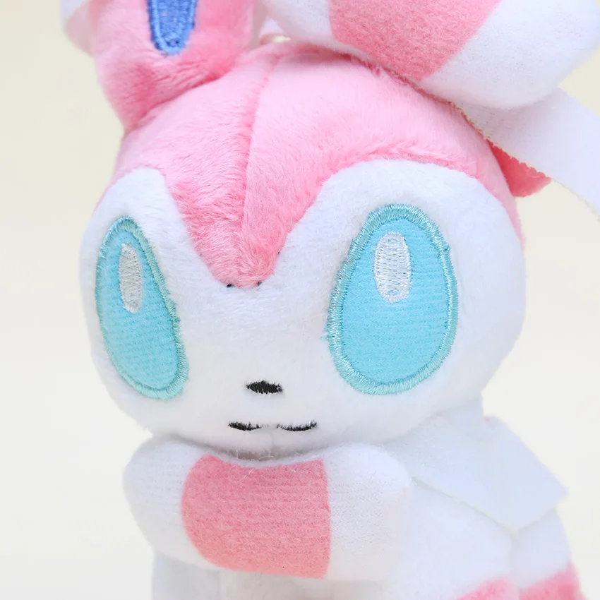 12 см карманная плюшевая кукла игрушки Sylveon аниме плюшевая игрушка мягкие животные плюшевые куклы