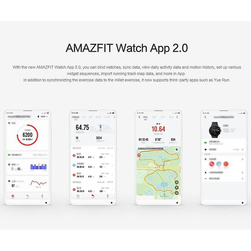 Huami Amazfit Смарт спортивные часы 2 трекер здоровья GPS 5ATM водонепроницаемый 1 34 'ƈ.5D