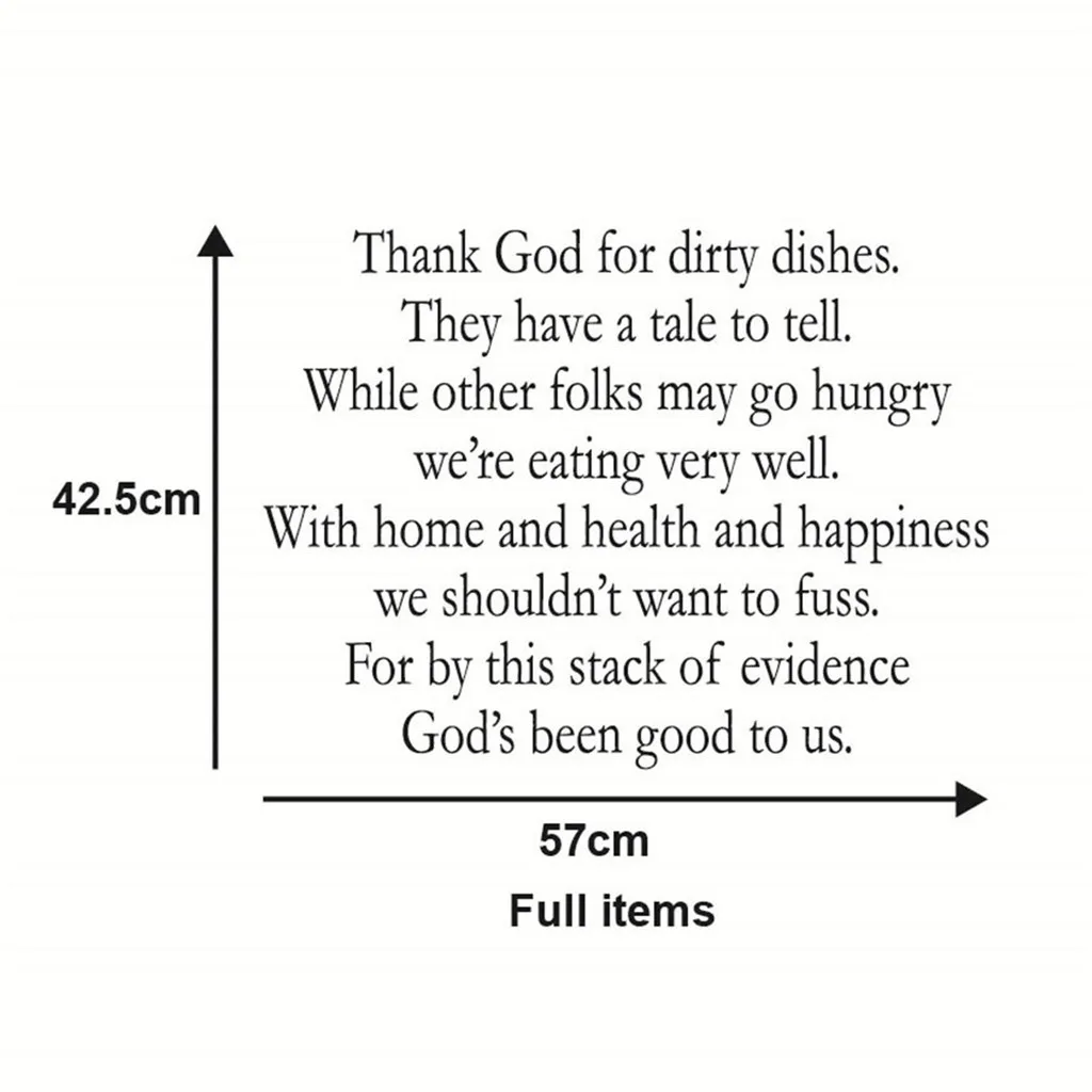 KAKUDER thank god Removable Incentive Sticker Art Vinyl Mural Home Wall Window Decor English proverbs dropshipping | Дом и сад
