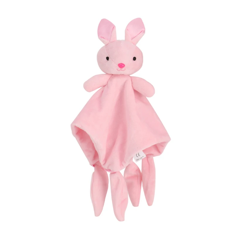 Rabbit Новое мягкое полотенце, детские игрушки, успокаивающие, успокаивающие спящего животного, одеяльце-полотенце, Обучающие погремушки, моллюски, игрушки для малышей, куклы - Цвет: Rabbit