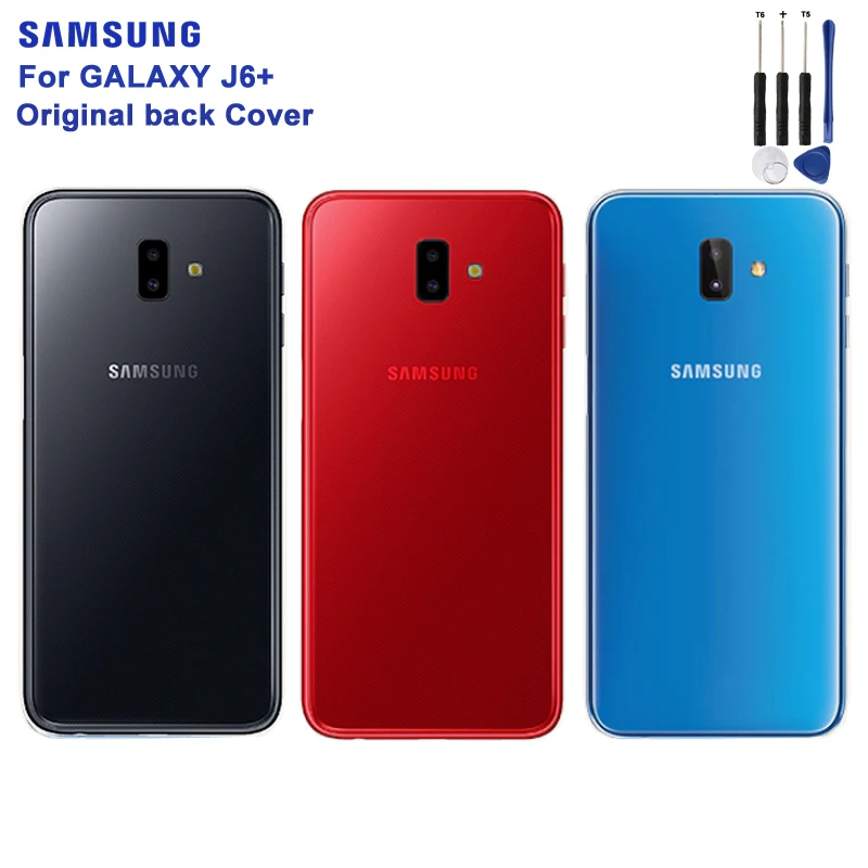 Оригинальная задняя крышка для SAMSUNG Galaxy J6 + телефона|Чехлы-накладки| |