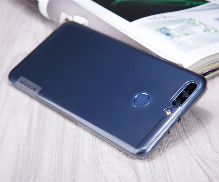 Honor V9 Case Nillkin Super Thin Transparent Clear Crystal TPU Soft phone Cases For Huawei case |