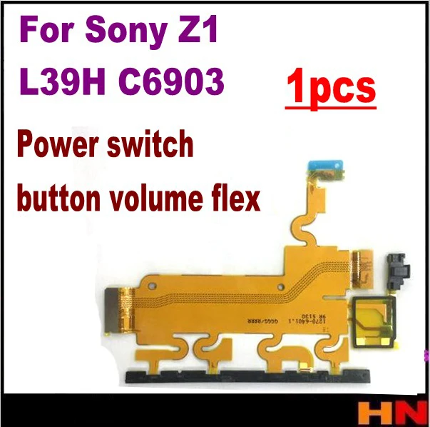 1 шт. для Sony Xperia Z1 L39h C6902 C6903 кнопка включения/выключения громкости гибкий кабель