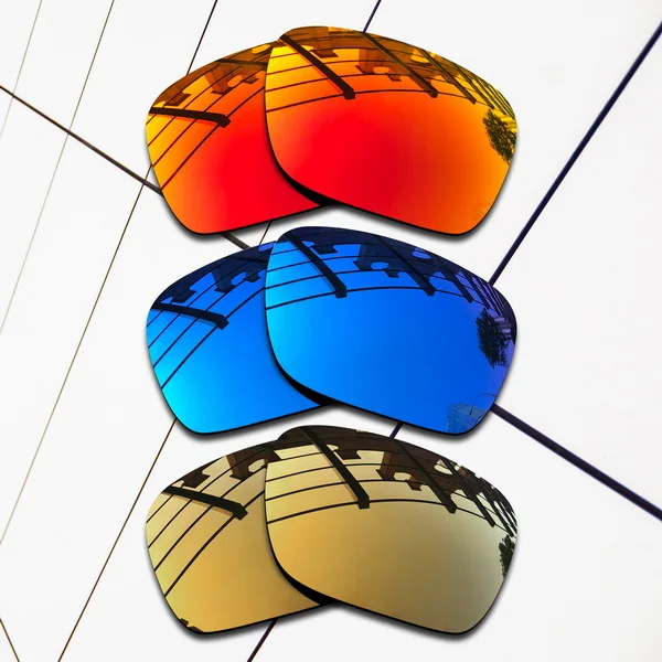 Fire-Blue-BronzeGold E.O.S поляризованные Сменные линзы для солнцезащитных очков Oakley Holbrook XL OO9417-различные цвета - Цвет линз: Fire-Blue-BronzeGold