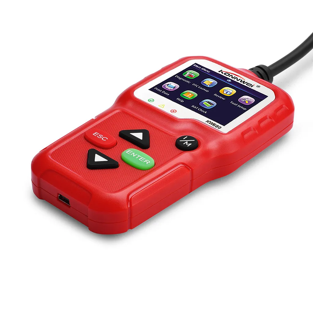 KONNWEI KW680 автомобильный диагностический инструмент полностью OBD2 функция