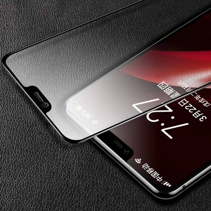 Защитный стеклянный чехол для Huawei Y6 Y9 2019 полностью клеящаяся Защита экрана Y7 Y5