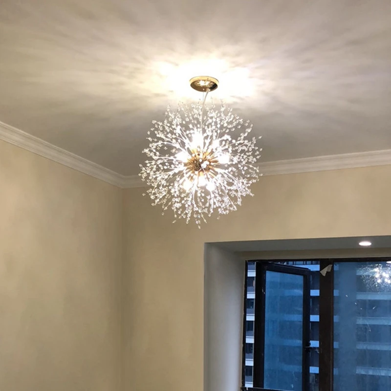 LukLoy LED Modern Pendant Light Crystal Nordic Kitchen Living Room Loft Clothing Hanging Lamp | Лампы и освещение