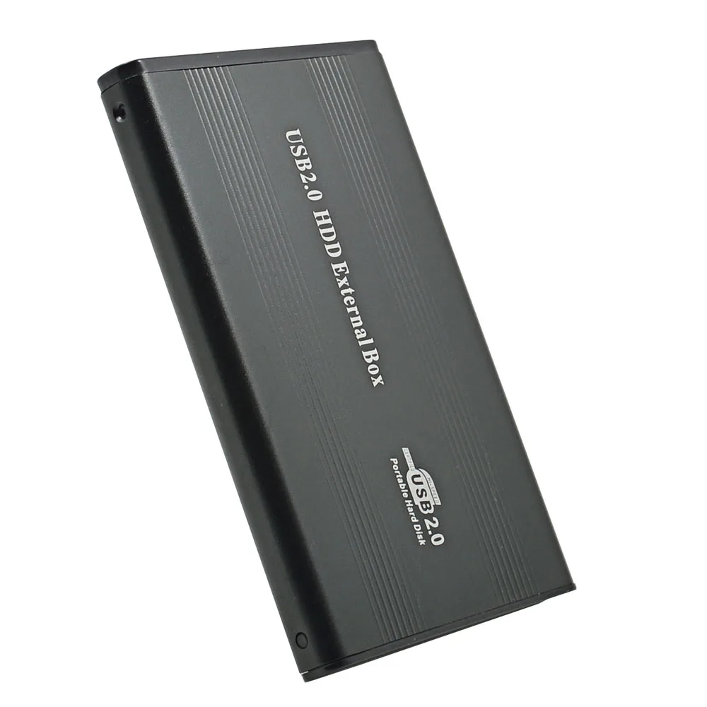 TISHRIC HD HDD SSD DVD Box 2,5 Внешний USB 2,0 Корпус контейнер для жесткого диска 1 ТБ 44Pin IDE адаптер чехол Оптический отсек