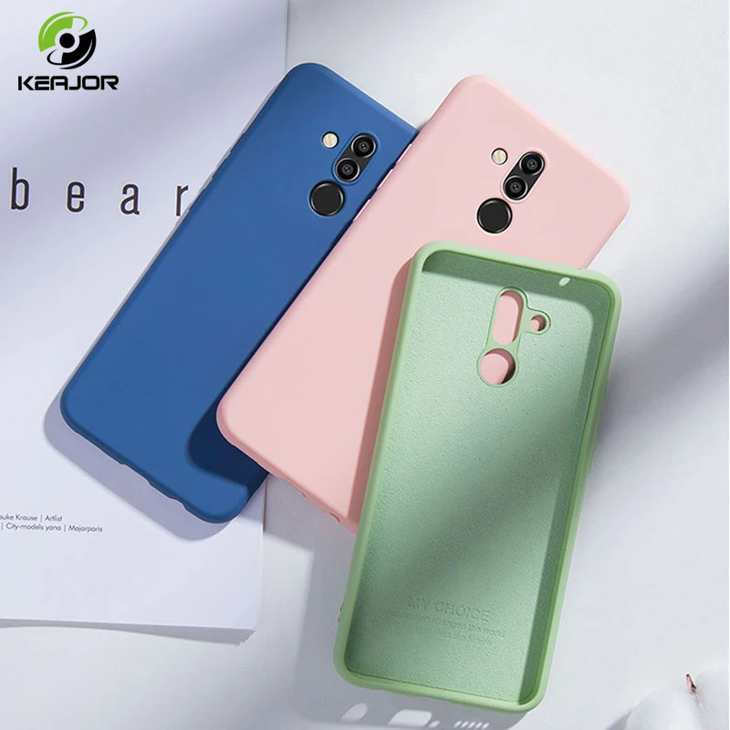 Keajor жидкий силиконовый чехол для Huawei Mate 20 Lite Pro мягкий детский Модный |