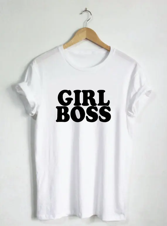 

Girl Boss Shirt - Womens Shirts, Unisex Tees, Feminist Feminism Shirt Tees Girl Power Strength Girls Female Tops Tshirts-C009