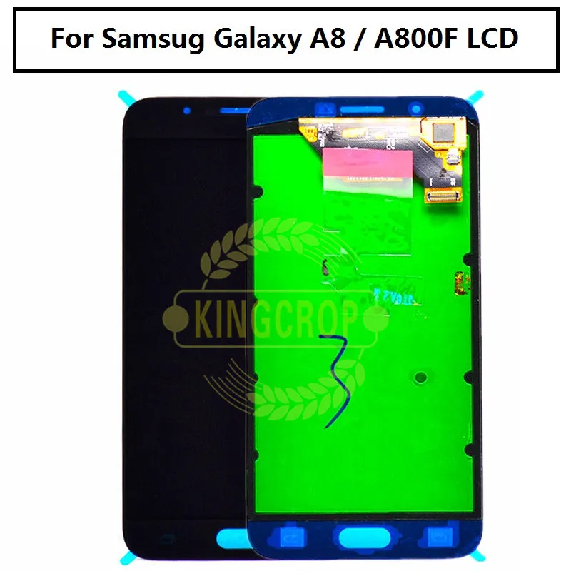 100% протестированный AMOLED ЖК дисплей для Samsung Galaxy A8 A800 A8000 A800F телефонные дисплеи