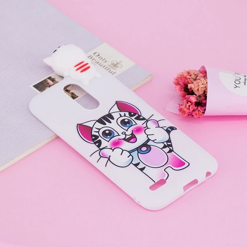 sFor Coque LG K10 2017 Case X400 M250 M250N 3D Cartoon Cat Panda Soft Silicon TPU Back Cover For LV5 EU Version |