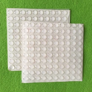 100 шт. самоклеящиеся круглые бамперы из силиконовой резины мягкие прозрачные черные противоскользящие амортизирующие накладки для ног демпфер Новинка