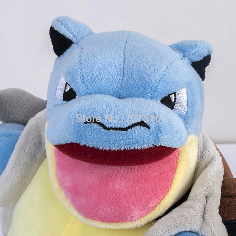 Аниме Mega Blastoise плюшевая кукла Фигурка мягкая игрушка животных 12 дюймов подарки
