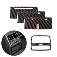 for audi a4l a4 b9 2017 2018 carbon fiber car styling rear air condition air outlet panel cover sticker