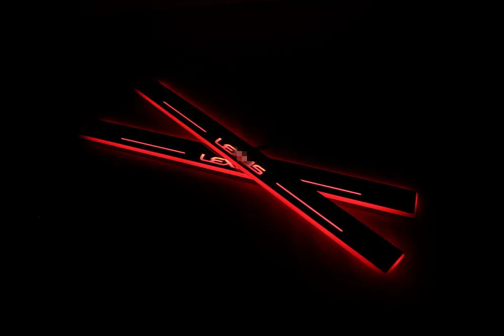 2 шт Круто! Изготовленный на заказ светодиодный порог для пробежной двери пороги