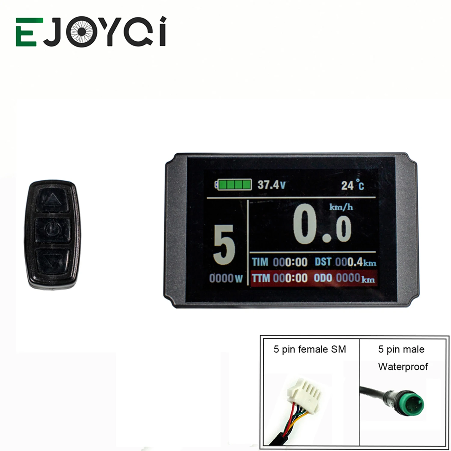 EJOYQI KT Ebike ЖК дисплей 8H 24 в 36 48 USB SM водонепроницаемый разъем аксессуары для