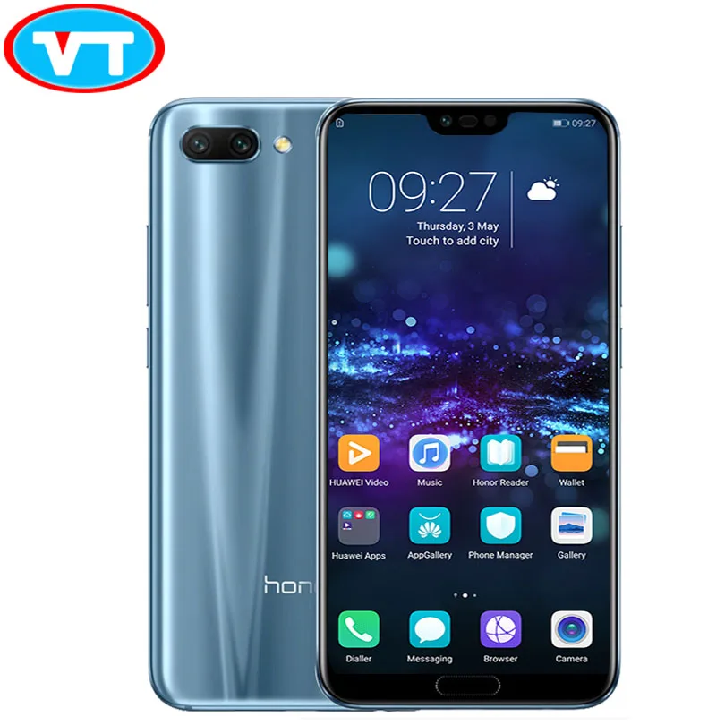 В наличии huawei Honor 10 4 ГБ 6 оперативная память Kirin 970 octa core 19:9 полный экран 5 84 дюймов