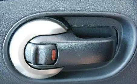 Высококачественная хромированная дверная ручка из АБС пластика для салона