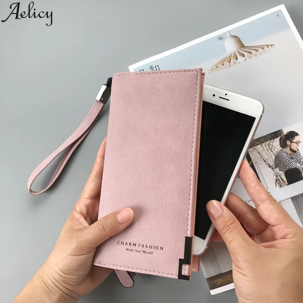 Aelicy женский летний откидной кошелек из искусственной кожи держатель для карт