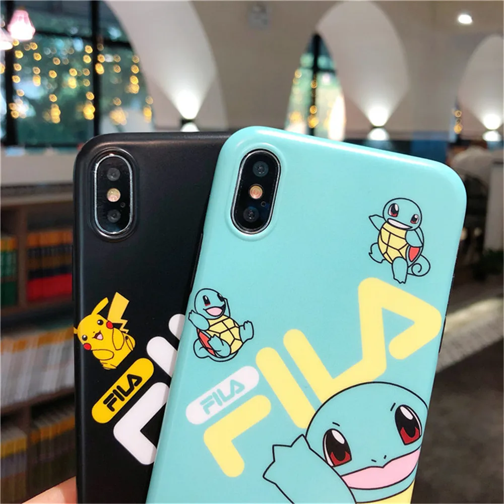 France sport brand Soft silicon cover case for iphone 6 6S S plus 7 7plus 8 8plus X XS XR MAX Japanese lovely anime phone cases |