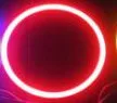 120mm red COB ангельские глазки 120 мм 2 штуки Авто Halo кольца COB 120 мм ангельские глазки Автомобильные фары мотоциклетные белые красные желтые синие 12 В светодиодные - Цвет: 120mm red