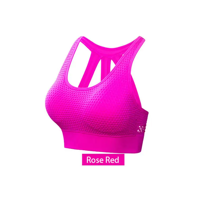 Push Up Sports Bra High Impact Running Padded Women Sexy Seamless Brassiere Sport Top For Yoga Fitness Workout Active Wear | Спорт и