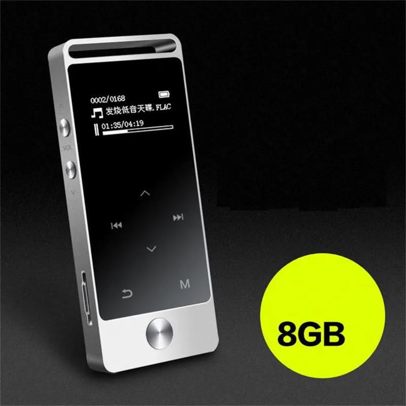FUU оригинальный 8 ГБ MP3 музыкальный плеер HiFi Звук сенсорный экран без потерь