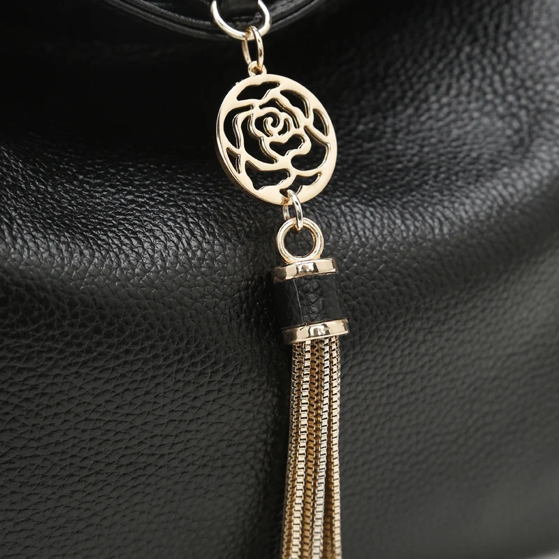 Женские сумки из натуральной кожи роскошная Дамская однотонная сумка деловая