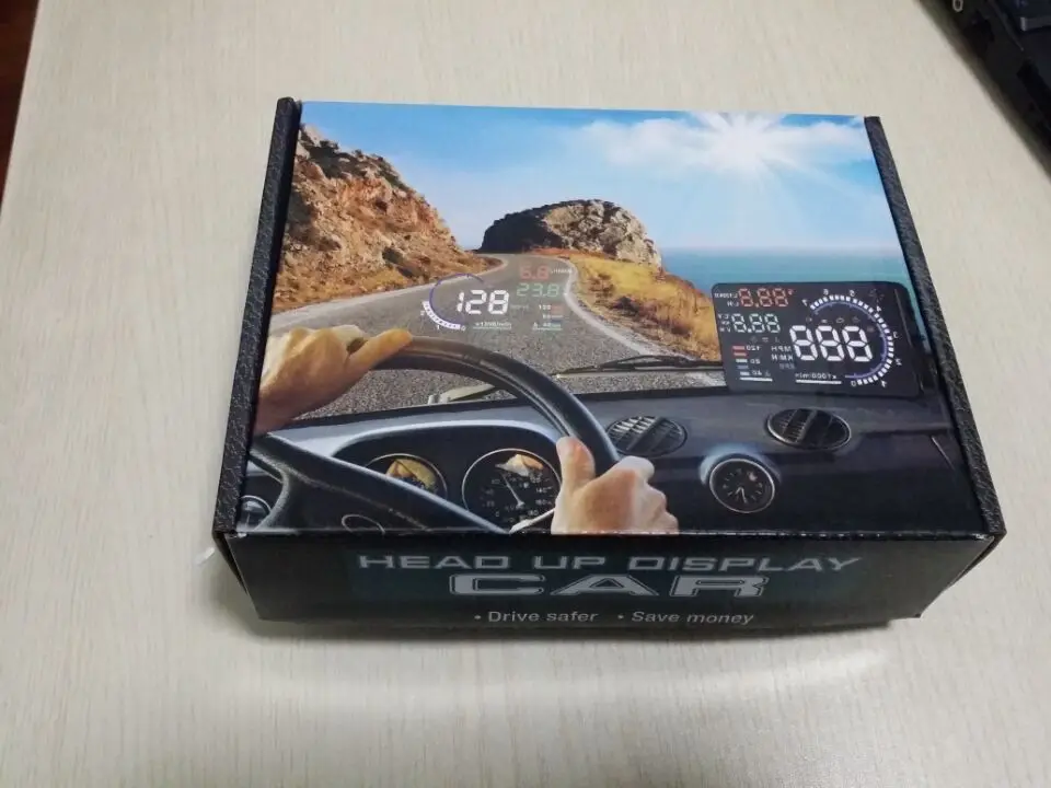 Автомобильный Стайлинг OBDII hud Дисплей A8 5 &quothud проектор спидометр цифровой OBD2